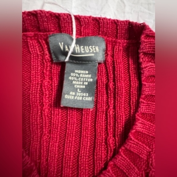 Van Heusen Women's Cable Knit Sweater Size L - Picture 8 of 13